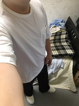 「アイテム（スリッポン）」を使った、りゅうたさん（メンズ・160cm・20代）の春コーディネート