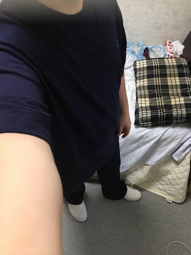 「アイテム（スリッポン）」を使った、りゅうたさん（メンズ・160cm・20代）の夏コーディネート