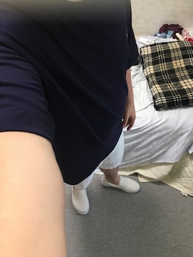 「アイテム（スリッポン）」を使った、りゅうたさん（メンズ・160cm・20代）の夏コーディネート