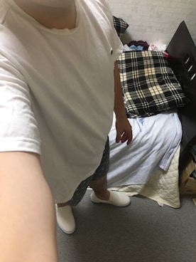 「アイテム（スリッポン）」を使った、りゅうたさん（メンズ・160cm・20代）の夏コーディネート