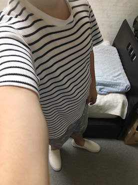 「アイテム（スリッポン）」を使った、りゅうたさん（メンズ・160cm・20代）の夏コーディネート