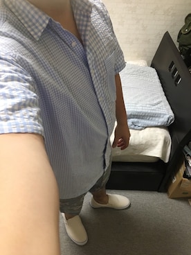 「アイテム（スリッポン）」を使った、りゅうたさん（メンズ・160cm・20代）の夏コーディネート