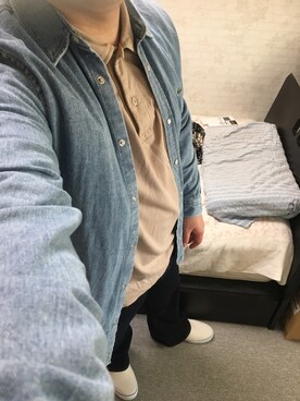 「アイテム（スリッポン）」を使った、りゅうたさん（メンズ・160cm・20代）の夏コーディネート