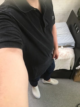 「アイテム（スリッポン）」を使った、りゅうたさん（メンズ・160cm・20代）の夏コーディネート