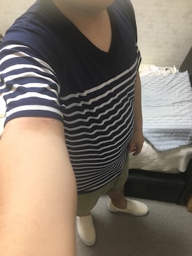 「アイテム（スリッポン）」を使った、りゅうたさん（メンズ・160cm・20代）の夏コーディネート