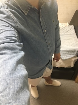 「アイテム（スリッポン）」を使った、りゅうたさん（メンズ・160cm・20代）の夏コーディネート