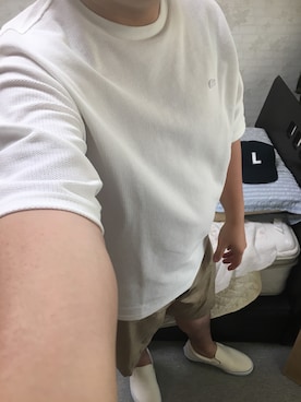 「アイテム（スリッポン）」を使った、りゅうたさん（メンズ・160cm・20代）の夏コーディネート