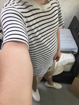 「アイテム（スリッポン）」を使った、りゅうたさん（メンズ・160cm・20代）の夏コーディネート