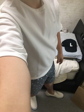 「アイテム（スリッポン）」を使った、りゅうたさん（メンズ・160cm・20代）の夏コーディネート