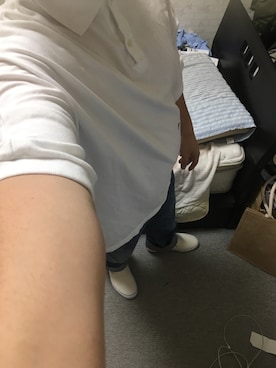 「アイテム（スリッポン）」を使った、りゅうたさん（メンズ・160cm・20代）の夏コーディネート
