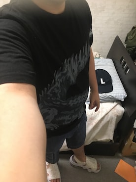「JUNYA WATANABE MAN（ジュンヤワタナベマン）のアイテム（Tシャツ/カットソー）」を使った、りゅうたさん（メンズ・160cm）の夏コーディネート