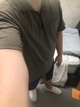 「アイテム（スリッポン）」を使った、りゅうたさん（メンズ・160cm・20代）の夏コーディネート
