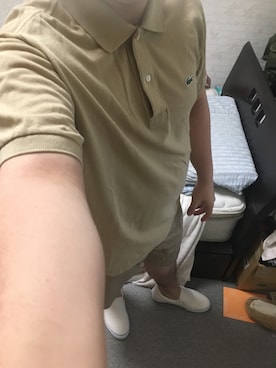 「アイテム（スリッポン）」を使った、りゅうたさん（メンズ・160cm・20代）の夏コーディネート