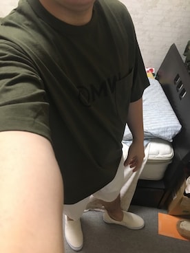 「アイテム（スリッポン）」を使った、りゅうたさん（メンズ・160cm・20代）の夏コーディネート