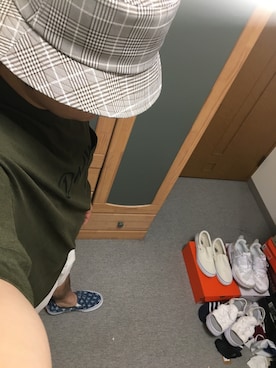 「アイテム（スリッポン）」を使った、りゅうたさん（メンズ・160cm・20代）の夏コーディネート