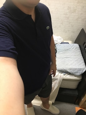 「ネイビー×グレー」｜りゅうたさん（メンズ・160cm・20代）の夏コーディネート