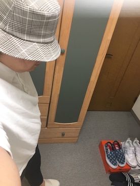 「アイテム（スリッポン）」を使った、りゅうたさん（メンズ・160cm・20代）の夏コーディネート