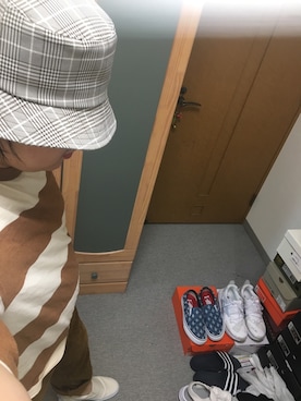 「アイテム（スリッポン）」を使った、りゅうたさん（メンズ・160cm・20代）の夏コーディネート