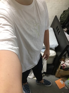 「アイテム（スリッポン）」を使った、りゅうたさん（メンズ・160cm・20代）の夏コーディネート