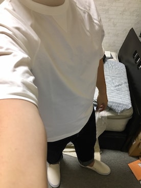 「アイテム（スリッポン）」を使った、りゅうたさん（メンズ・160cm・20代）の夏コーディネート