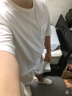 「アイテム（スリッポン）」を使った、りゅうたさん（メンズ・160cm・20代）の夏コーディネート