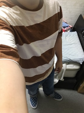 「アイテム（スリッポン）」を使った、りゅうたさん（メンズ・160cm・20代）の夏コーディネート