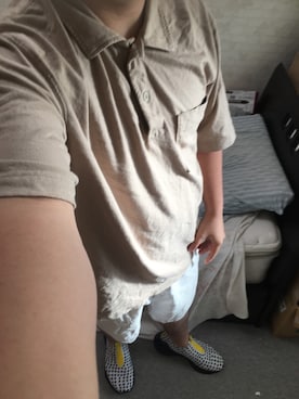 「アイテム（スリッポン）」を使った、りゅうたさん（メンズ・160cm・20代）の夏コーディネート
