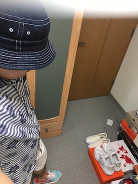 「アロハシャツ」｜りゅうたさん（メンズ・160cm）の夏コーディネート