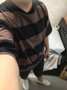 「アイテム（スリッポン）」を使った、りゅうたさん（メンズ・160cm・20代）の夏コーディネート