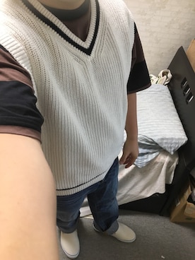 「アイテム（スリッポン）」を使った、りゅうたさん（メンズ・160cm・20代）の夏コーディネート