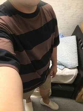「アイテム（スリッポン）」を使った、りゅうたさん（メンズ・160cm・20代）の夏コーディネート