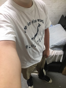 「BlueTrick（ブルートリック）のアイテム」を使った、りゅうたさん（メンズ・160cm）の夏コーディネート