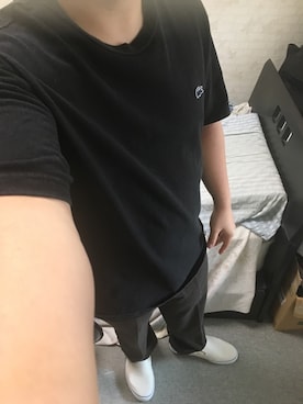 「アイテム（スリッポン）」を使った、りゅうたさん（メンズ・160cm・20代）の夏コーディネート