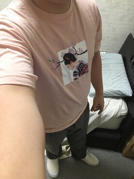 「アイテム（スリッポン）」を使った、りゅうたさん（メンズ・160cm・20代）の秋コーディネート