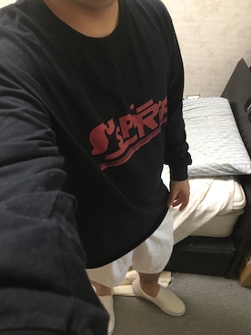 「アイテム（スリッポン）」を使った、りゅうたさん（メンズ・160cm・20代）の秋コーディネート