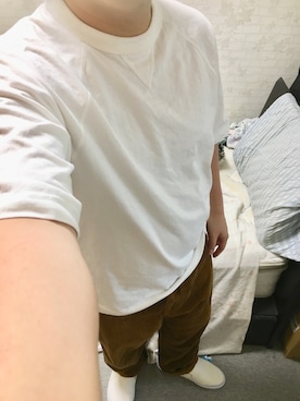 「アイテム（スリッポン）」を使った、りゅうたさん（メンズ・160cm・20代）の秋コーディネート