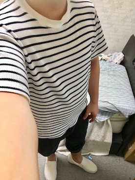 「アイテム（スリッポン）」を使った、りゅうたさん（メンズ・160cm・20代）の秋コーディネート