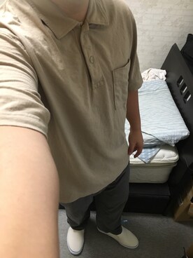 「アイテム（スリッポン）」を使った、りゅうたさん（メンズ・160cm・20代）の秋コーディネート