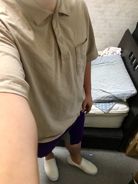 「アイテム（スリッポン）」を使った、りゅうたさん（メンズ・160cm・20代）の秋コーディネート