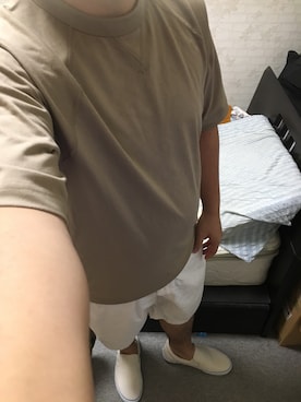 「アイテム（スリッポン）」を使った、りゅうたさん（メンズ・160cm・20代）の秋コーディネート