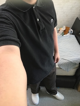 「アイテム（スリッポン）」を使った、りゅうたさん（メンズ・160cm・20代）の秋コーディネート