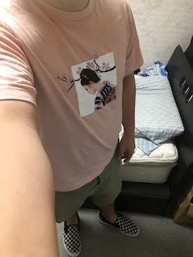 「アイテム（スリッポン）」を使った、りゅうたさん（メンズ・160cm・20代）の秋コーディネート