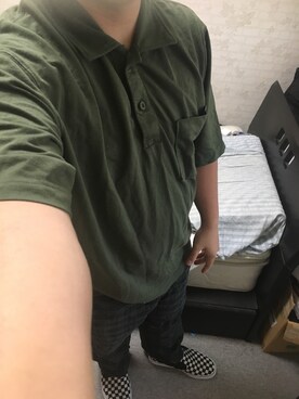 「アイテム（スリッポン）」を使った、りゅうたさん（メンズ・160cm・20代）の秋コーディネート