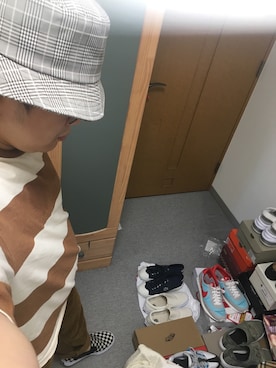 「アイテム（スリッポン）」を使った、りゅうたさん（メンズ・160cm・20代）の秋コーディネート