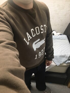 「アイテム（スリッポン）」を使った、りゅうたさん（メンズ・160cm・20代）の秋コーディネート