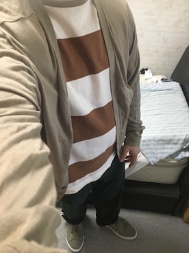 「UNIQLO+J」｜りゅうたさん（メンズ・160cm・20代）の秋コーディネート