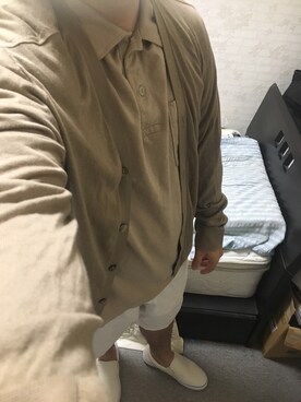「アイテム（スリッポン）」を使った、りゅうたさん（メンズ・160cm・20代）の秋コーディネート