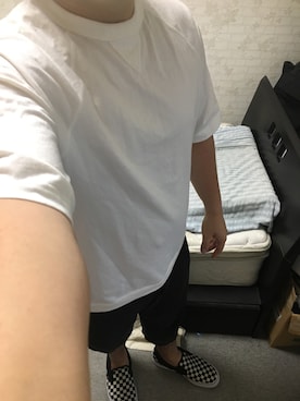 「アイテム（スリッポン）」を使った、りゅうたさん（メンズ・160cm・20代）の秋コーディネート