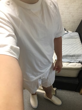 「アイテム（スリッポン）」を使った、りゅうたさん（メンズ・160cm・20代）の秋コーディネート