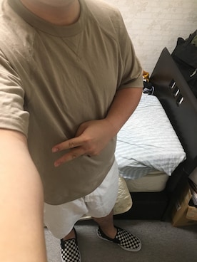 「アイテム（スリッポン）」を使った、りゅうたさん（メンズ・160cm・20代）の秋コーディネート